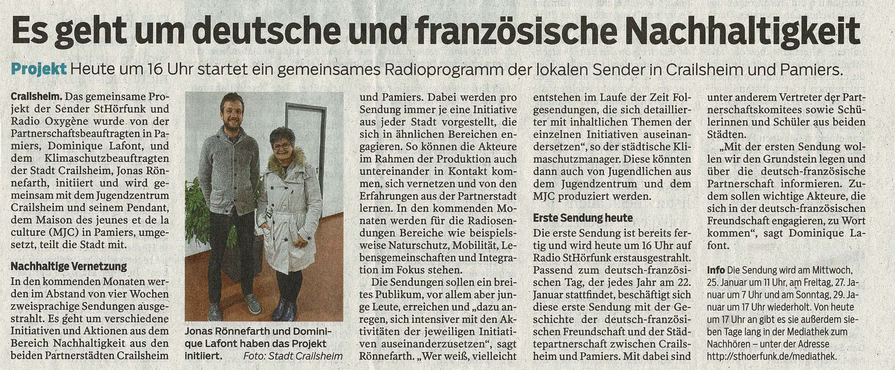 Zeitungsartikel HT über Radiosendungen Zeitungsartikel HT über Radiosendungen